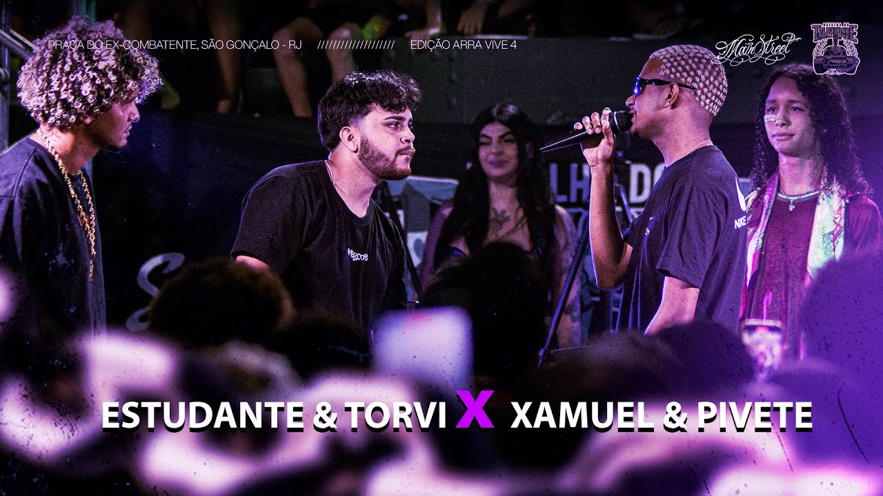 XAMUEL & PIVETE x ESTUDANTE & TORVI ( FATALITY DA NOITE🤔) 1 FASE | #ARRA VIVE 4 | Batalha do Tanque