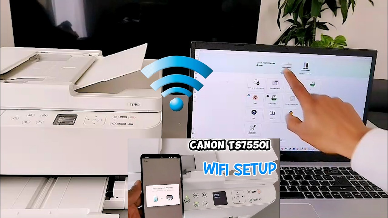 How to Connect Canon Printer to Wireless Network Print from Phone or Computer