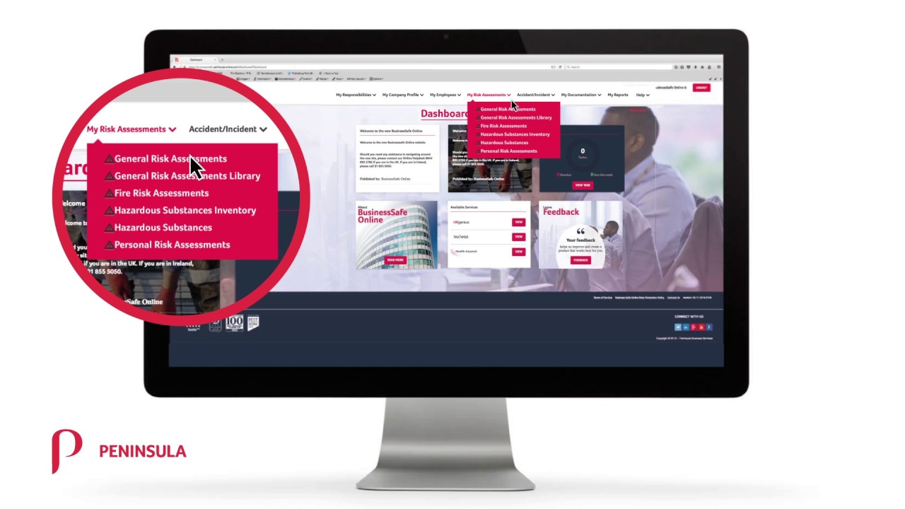 BusinessSafe Online - Health & Safety Software by Peninsula