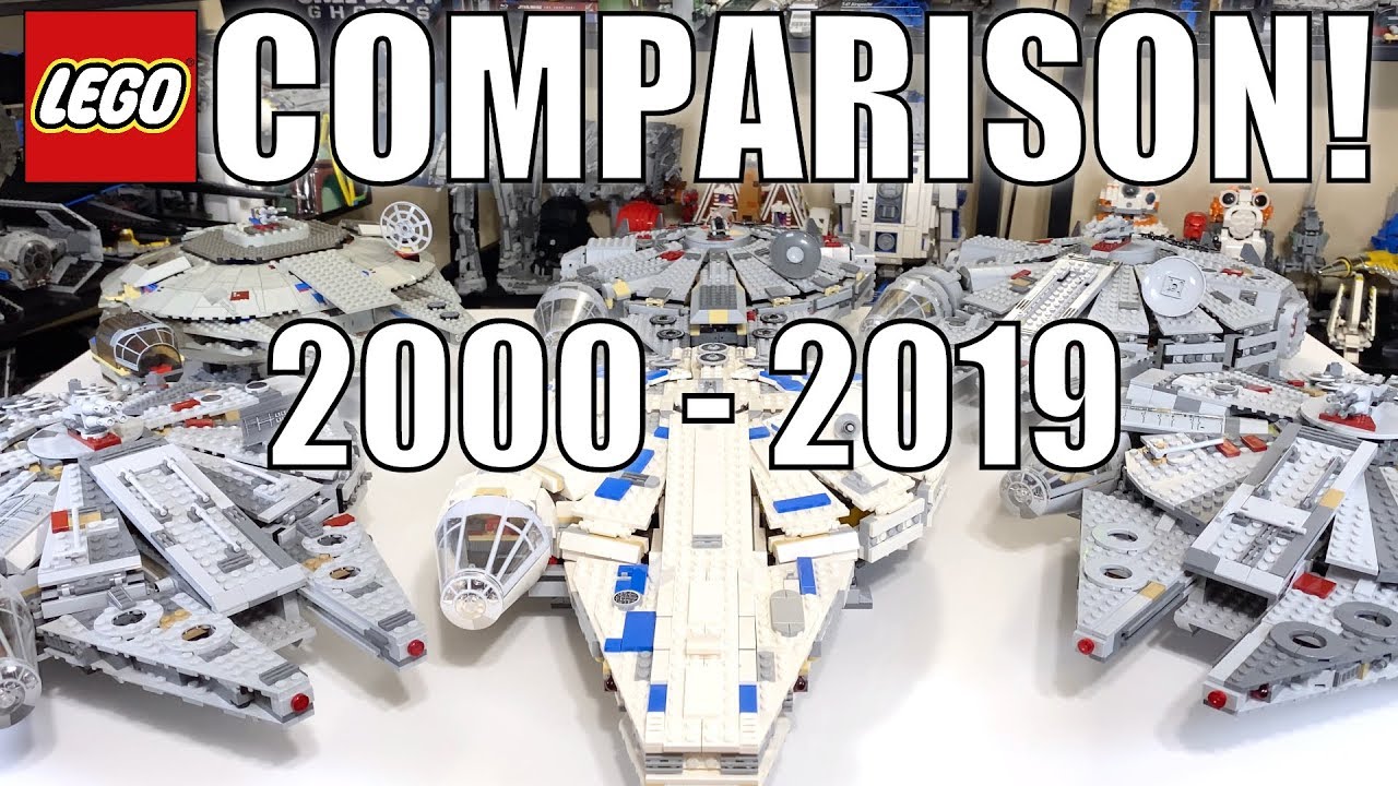 LEGO Star Wars Millennium Falcon Comparison! | (7190, 4504, 7965, 75105, 75212, 75257)