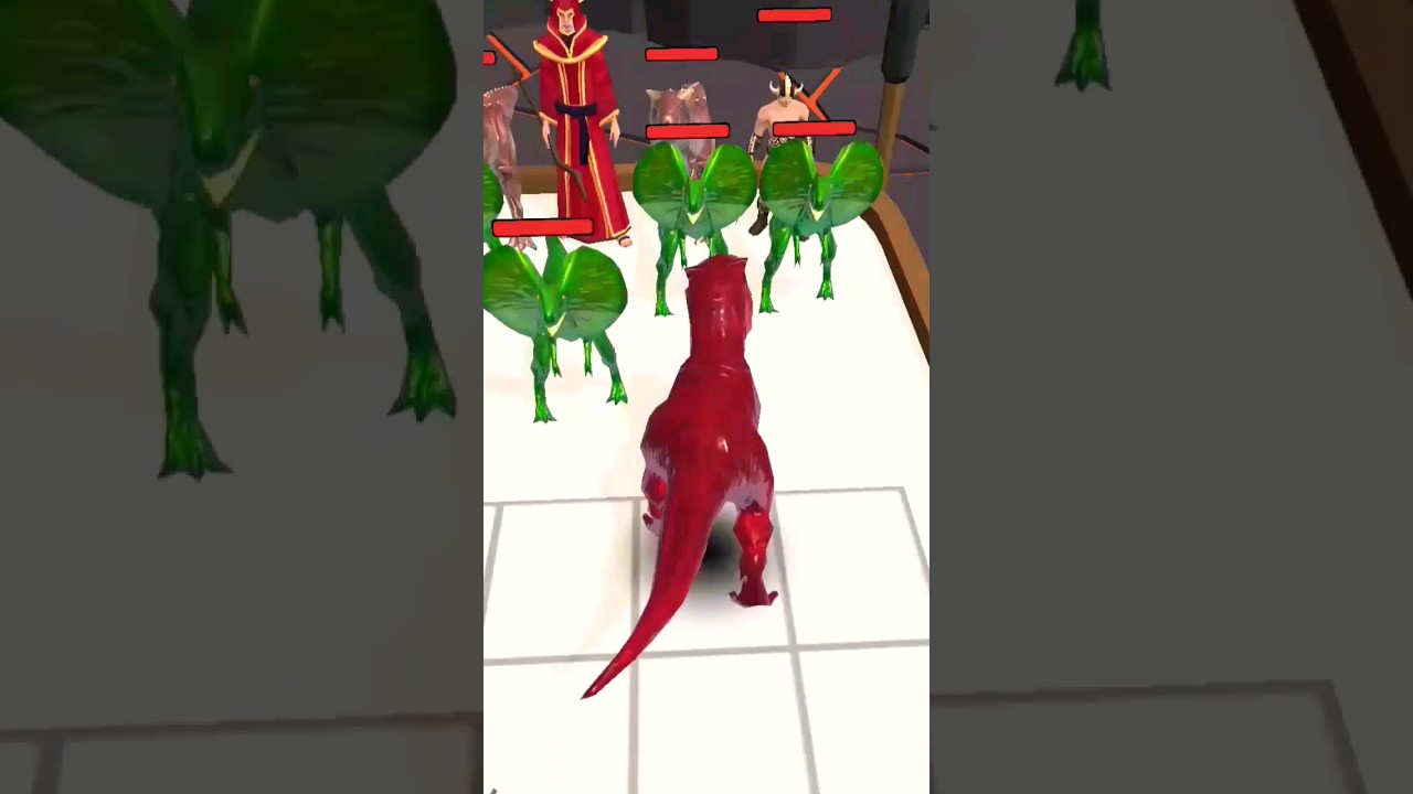 The victorious battle of the main dinosaur | merge master dinosaur monster 😲😲
