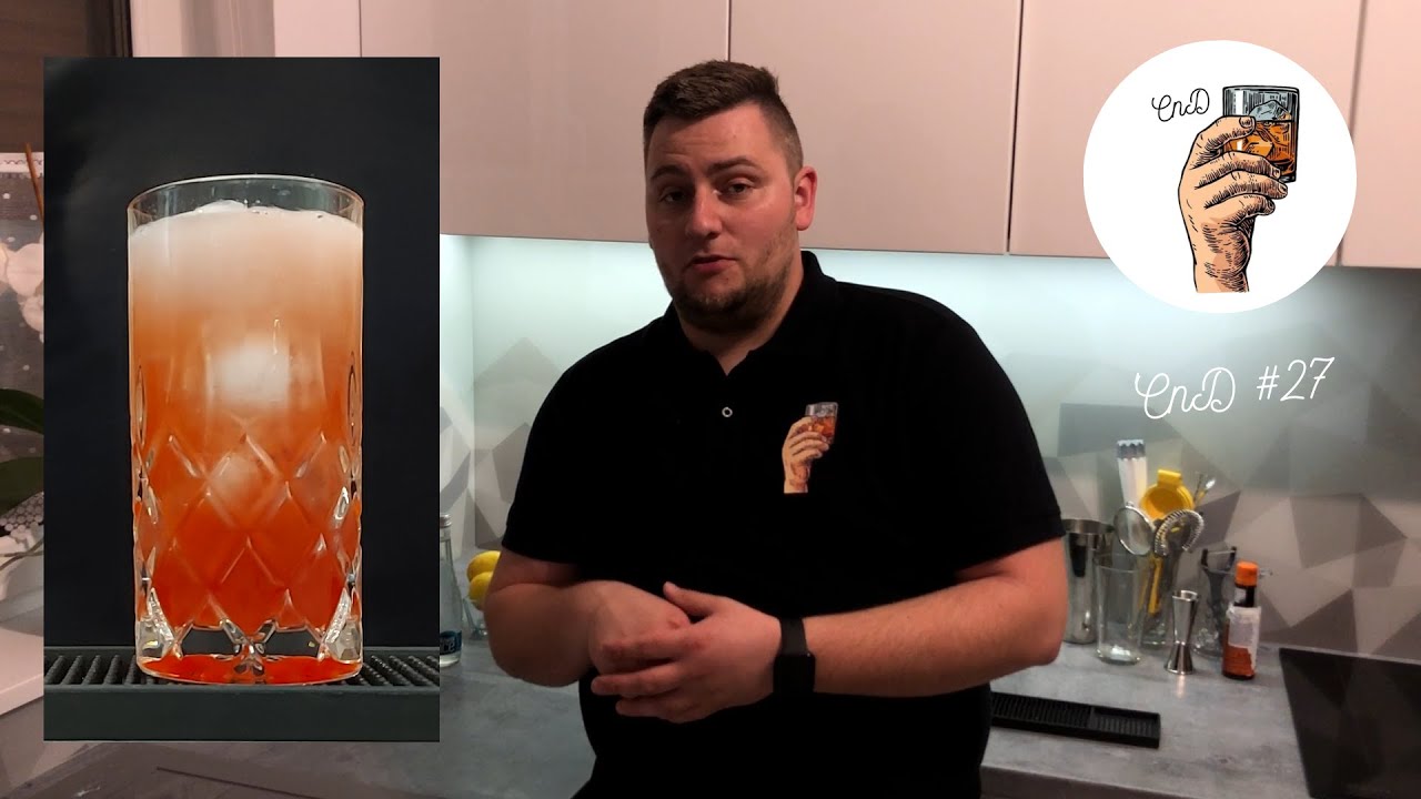 Gin Sling jako prosty drink z dodatkiem wódki smakowej - CnD#27