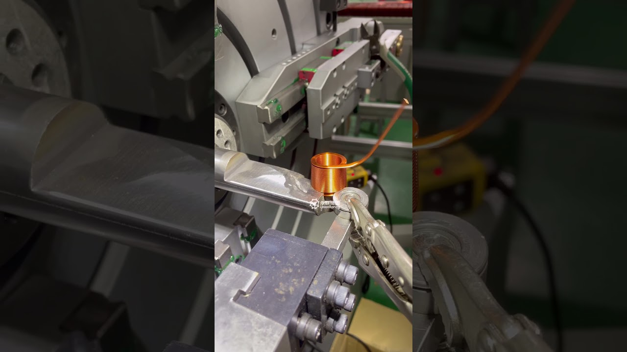 Flat wire coil winding machine #inductorwindingmachine  #flatwirewindingmachine #windingmachine