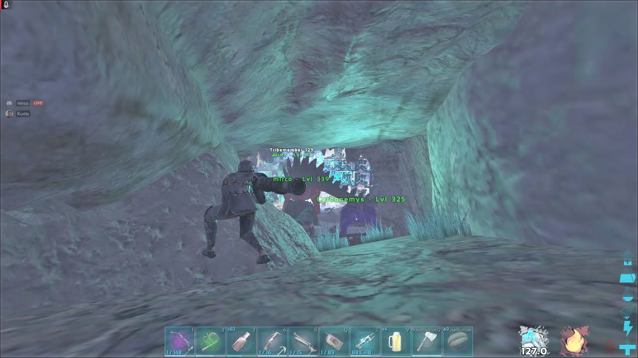 DUO Wiping ANOTHER Shadow Cave With Mirco! | ARK Official PvP