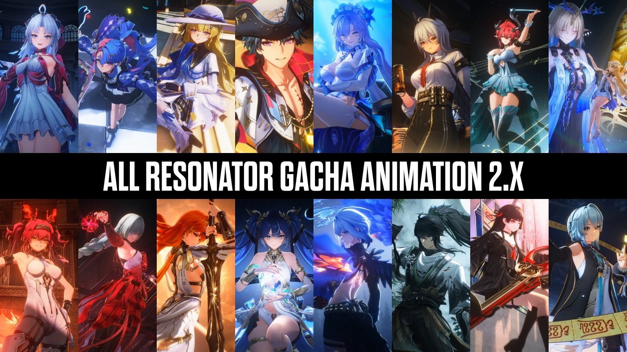Wuthering Waves — All 2.X Character Gacha Animation Showcase
