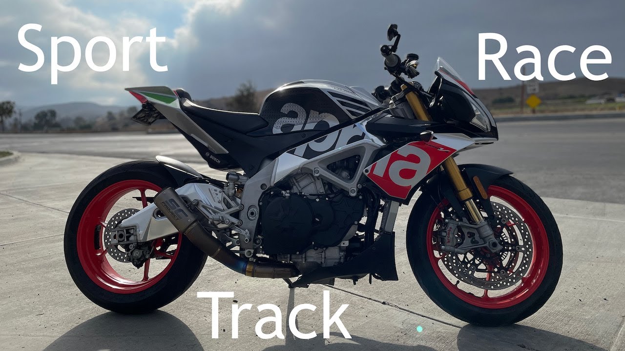 Aprilia Tuono V4 1100 & RSV4 Engine Maps Overview - Sport, Track, and Race (2017-2020)