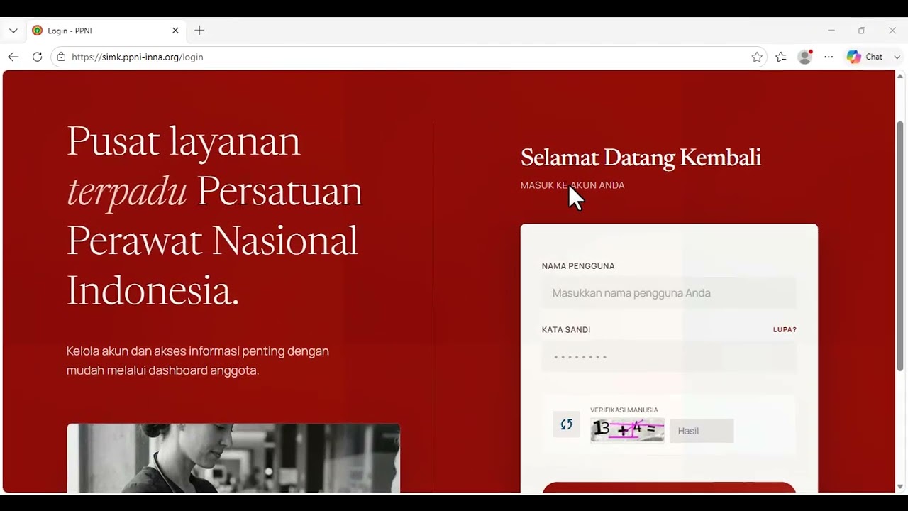 Akses Sistem Keanggotaan PPNI Terbaru