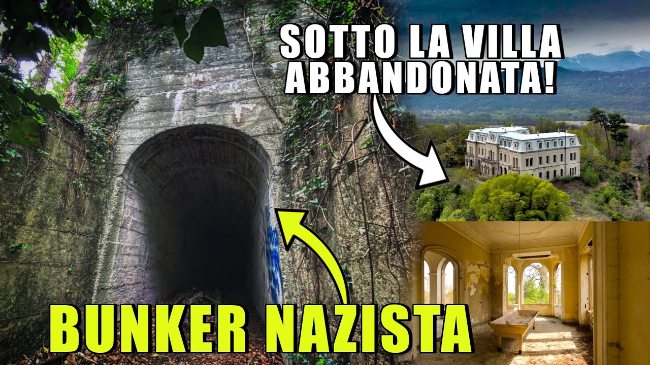 CADO DENTRO UN BUNKER NAZISTA SOTTO UNA VILLA ABBANDONATA! ERA UN TUNNEL SEGRETO COSTRUITO NEL 1944!