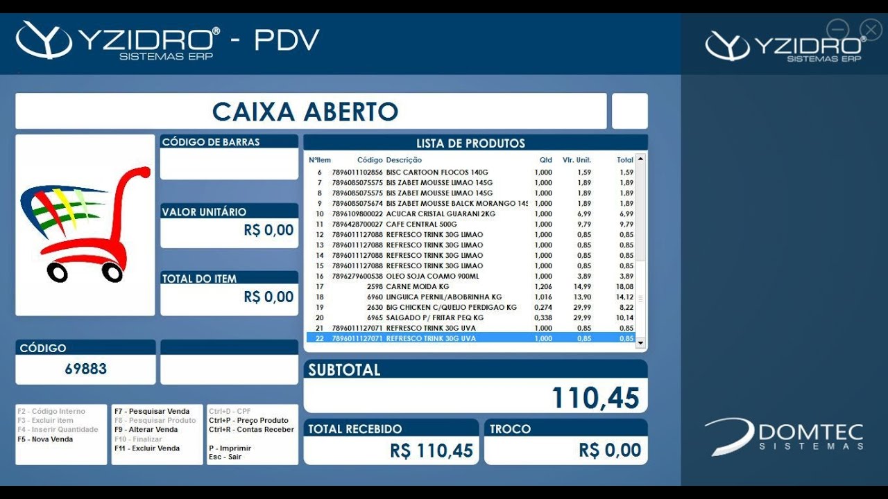 Sistema para supermercado - Promoções e Atacarejo - Software Yzidro ERP