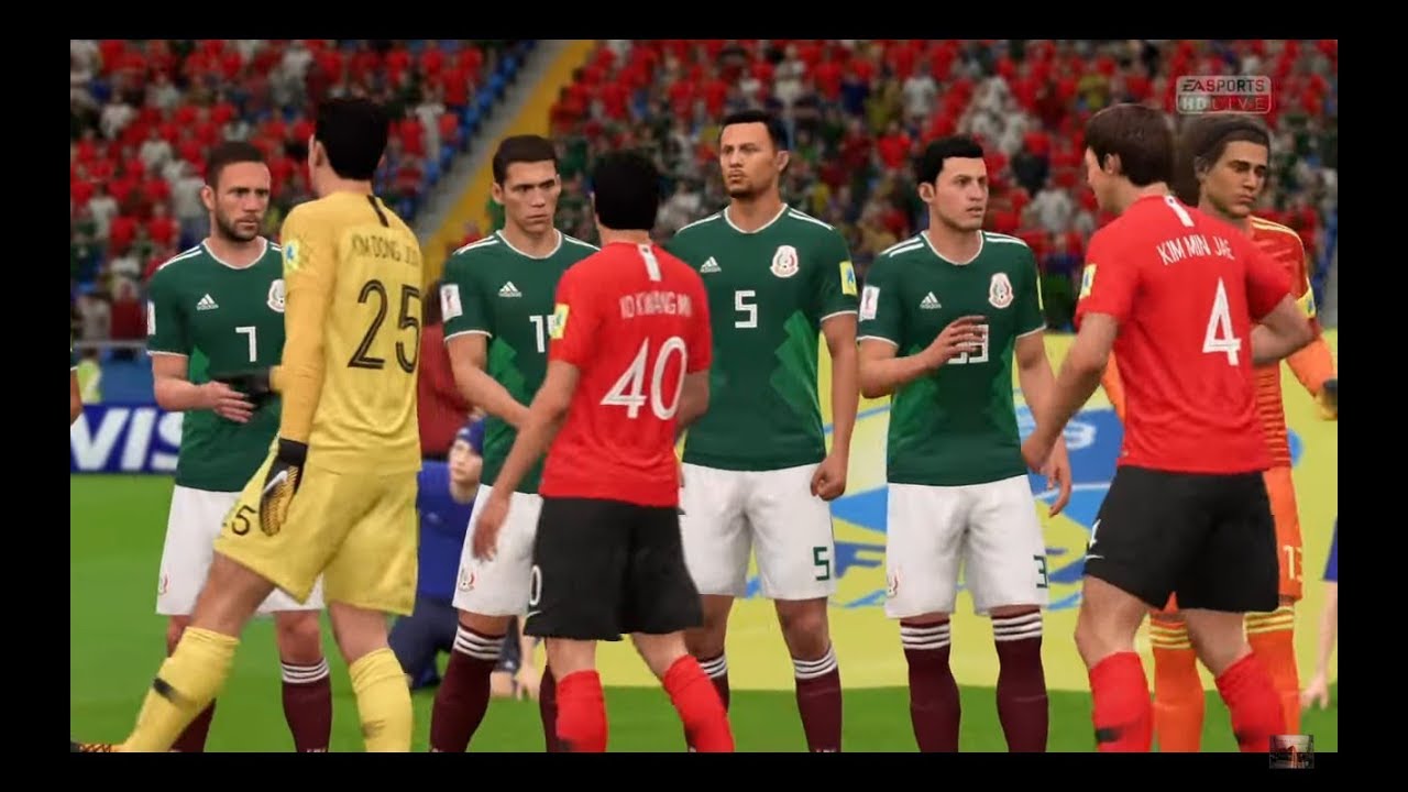 México vs Corea Mundial Russia 2018 fifa 18