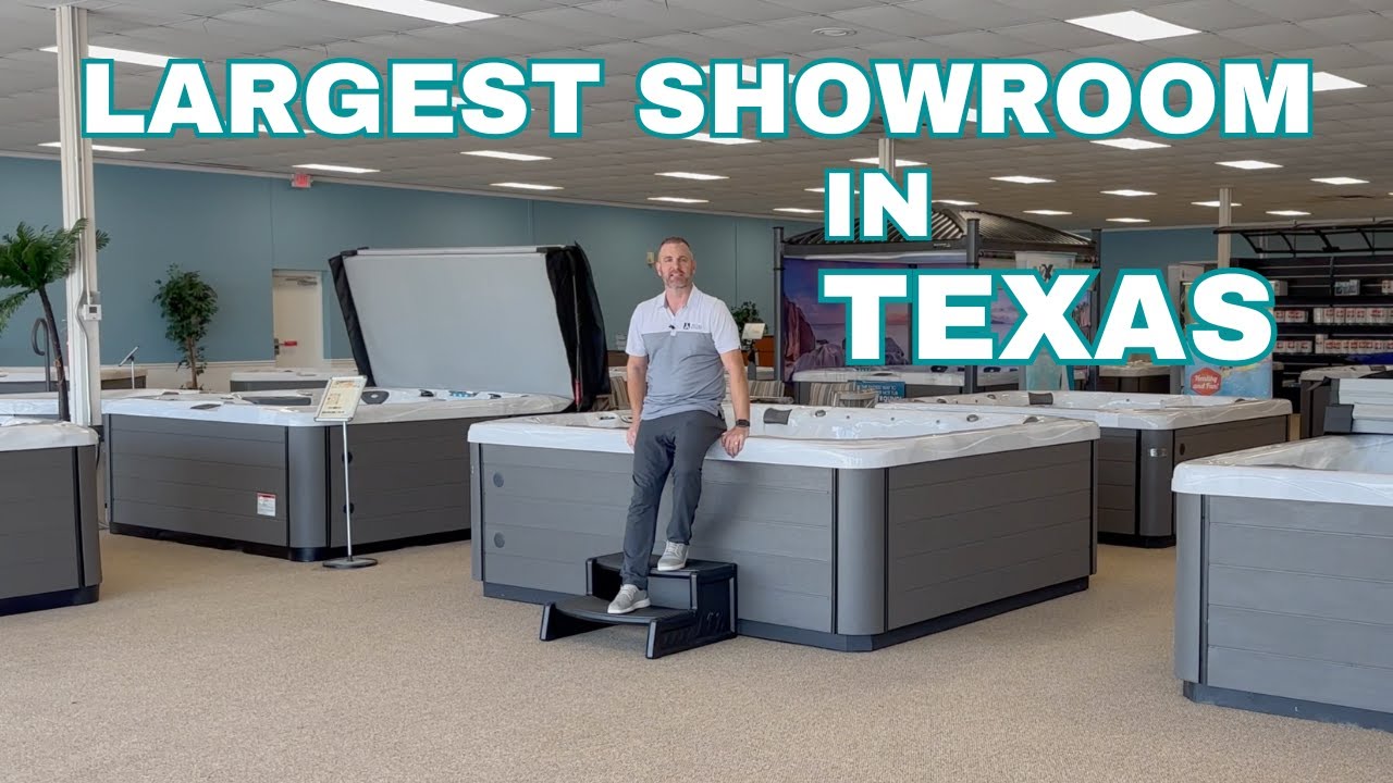 Visit the Largest Hot Tub and Swim Spa Showroom in Texas