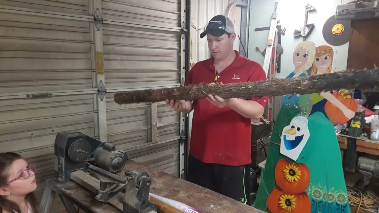Making a Baseball Bat from a log!