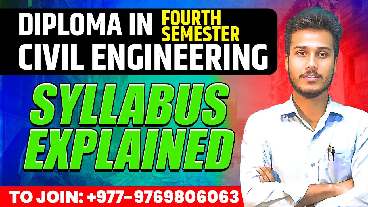 01 Diploma in Civil Engineering | Fourth Semester | Syllabus Discussion