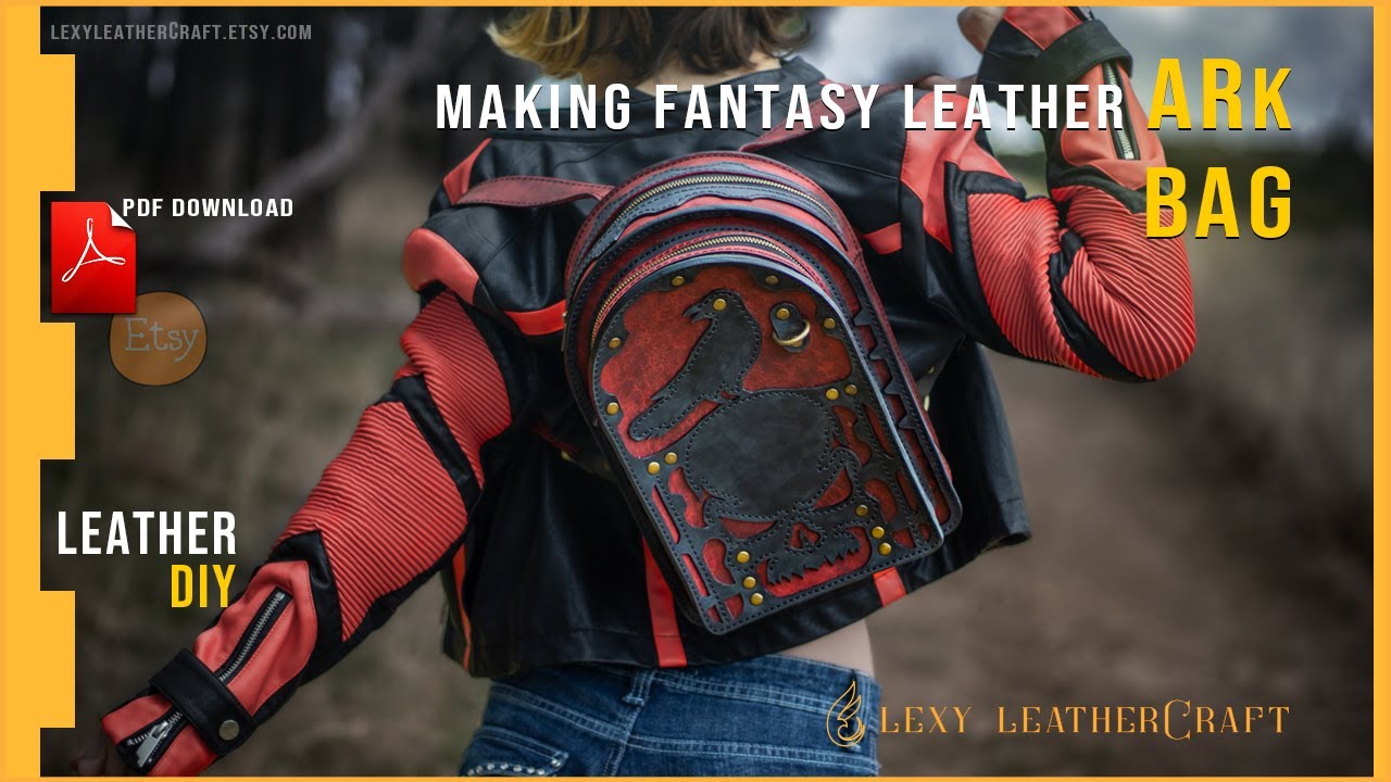 Leather Bag DIY - Making Fantasy bag