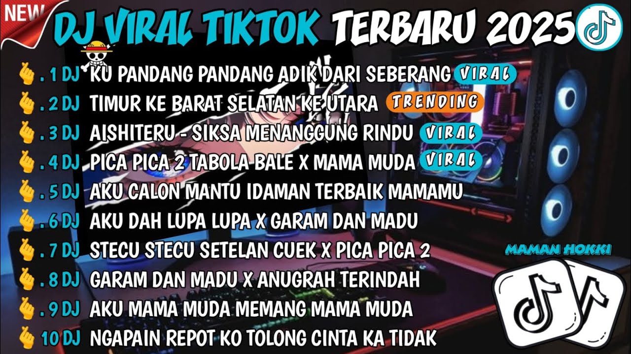 DJ TIKTOK TERBARU 2025🎵DJ CINTA DARI SEBERANG -KU PANDANG PANDANG🎶DJ TIMUR KE BARAT SELATAN KE UTARA