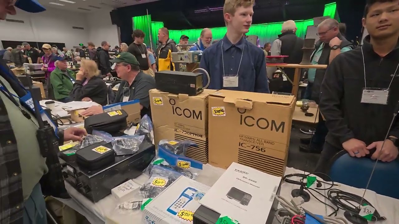SEAPAC 2025 in Seaside,Oregon.  Ham radio goodies galore! WG7D.