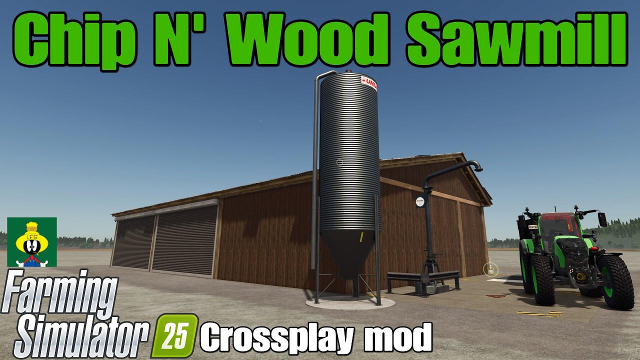 Chip N' Wood Sawmill / FS25 crossplay mod