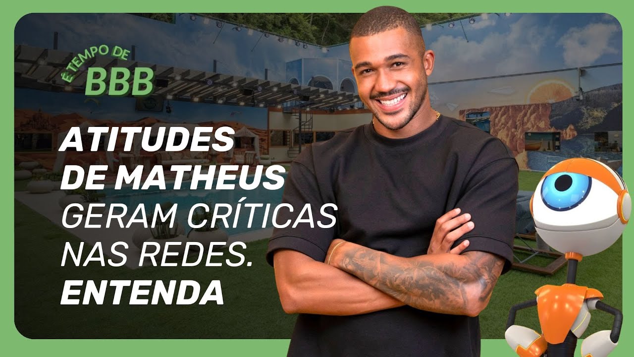 BBB 26: Matheus é criticado por atitudes apontadas como homofóbicas e machistas