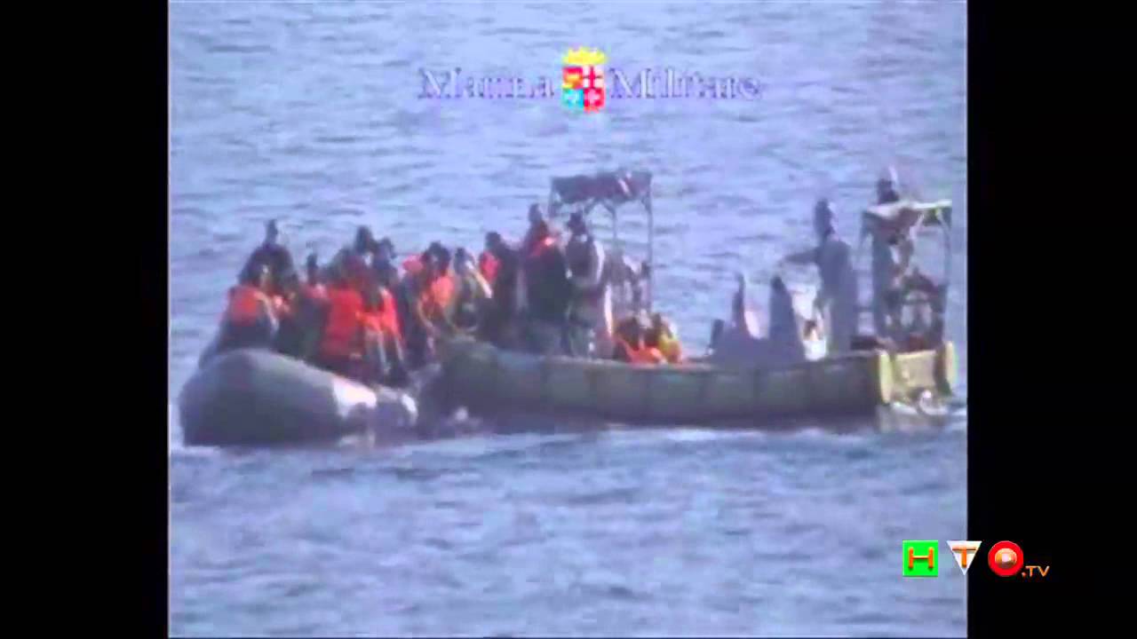 Mare Nostrum: I soccorsi della navi della Marina Militare 12-14 Maggio - www.HTO.tv
