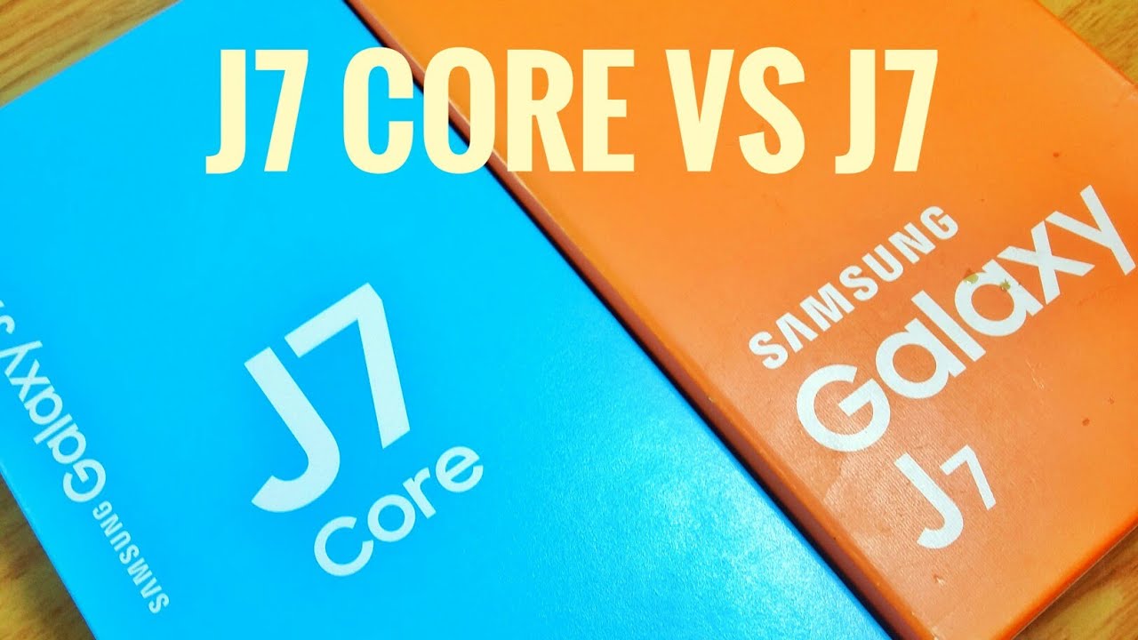 مقارنة J7core مع J 7