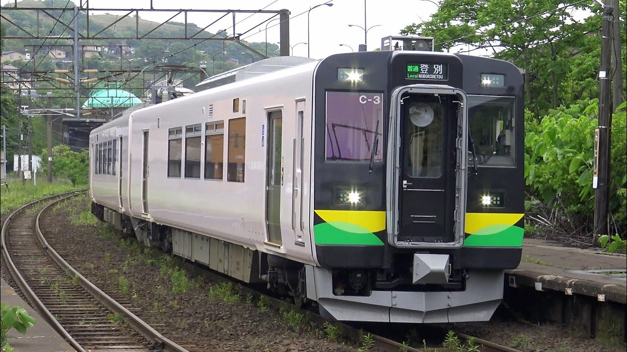 【4K】【新型】JR北海道737系電車(日立ハイブリッドSiC適用-VVVF)到着・発車シーン集+乗車動画(走行音) 2023.6