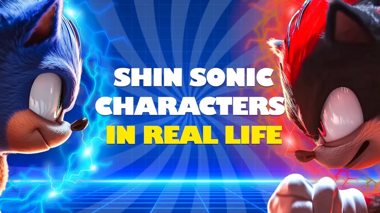Sonic The HedgeHog 3 In Real Life + Can Y Guess Sonic Meme and Dance by Their Voice 🔵🦔 Movie Quiz