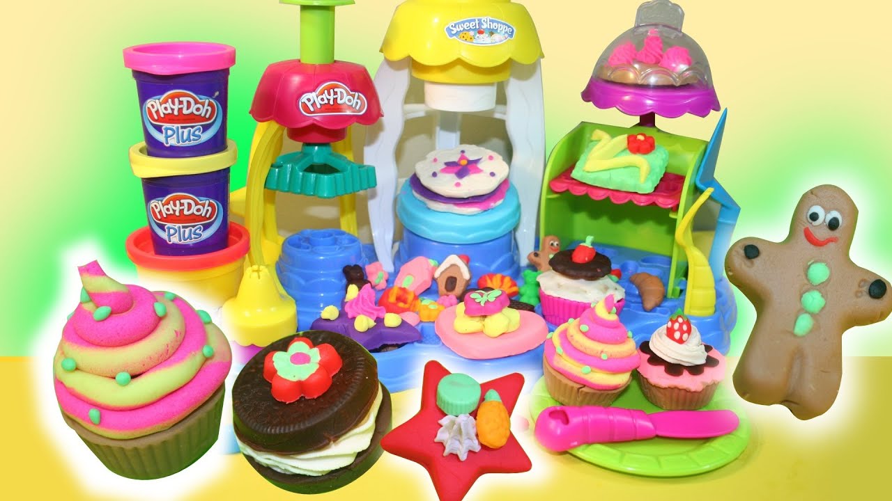 PLAY- DOH ★ Frosting Fun Bakery Playset ★ Sweet Shoppe- PlayDoh PLUS-Hasbro- MsDisneyReviews