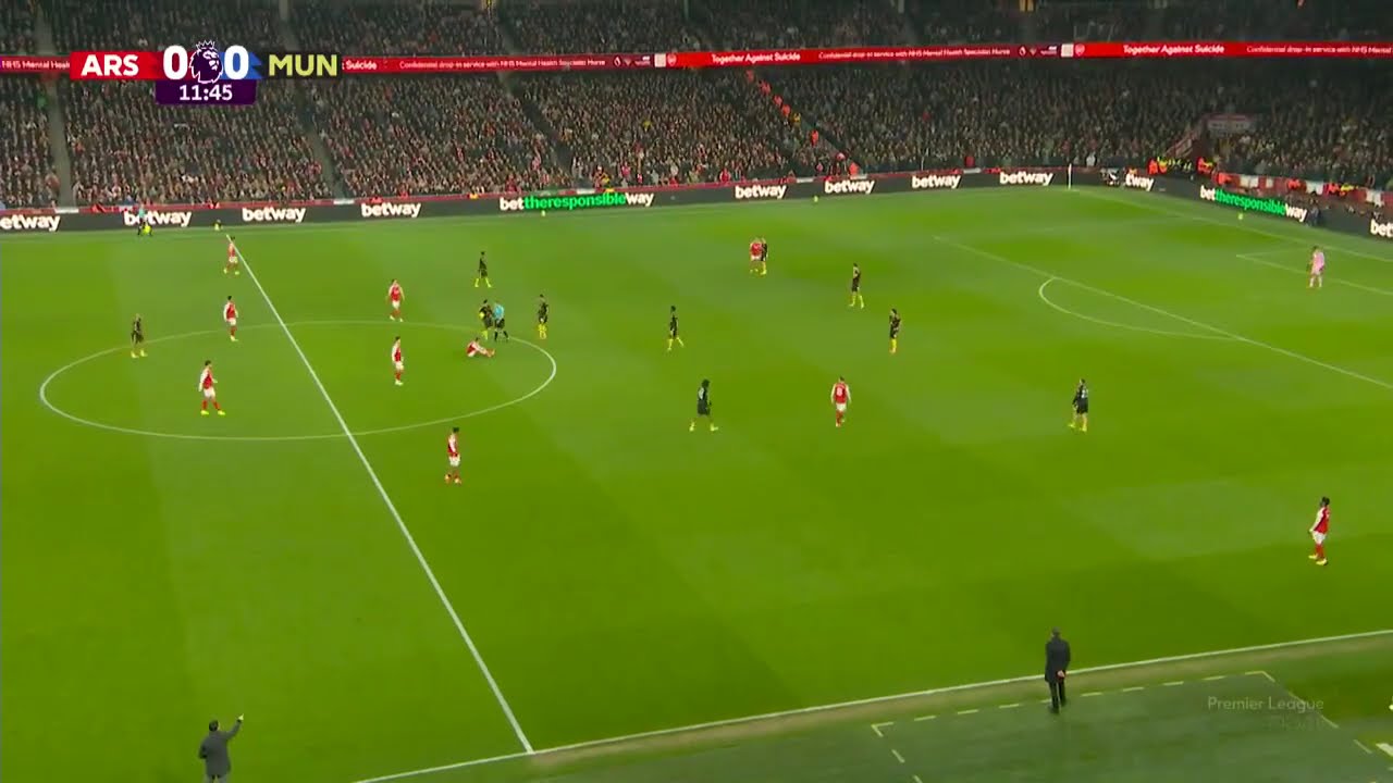 Arsenal - Manchester United – Tactical CAM | Full Match