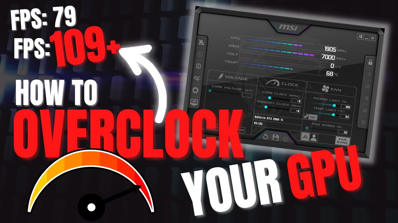 GPU Overclocking Guide | MSI Afterburner Tutorial | RTX 3080 Overclocking +  COD Vanguard Gameplay