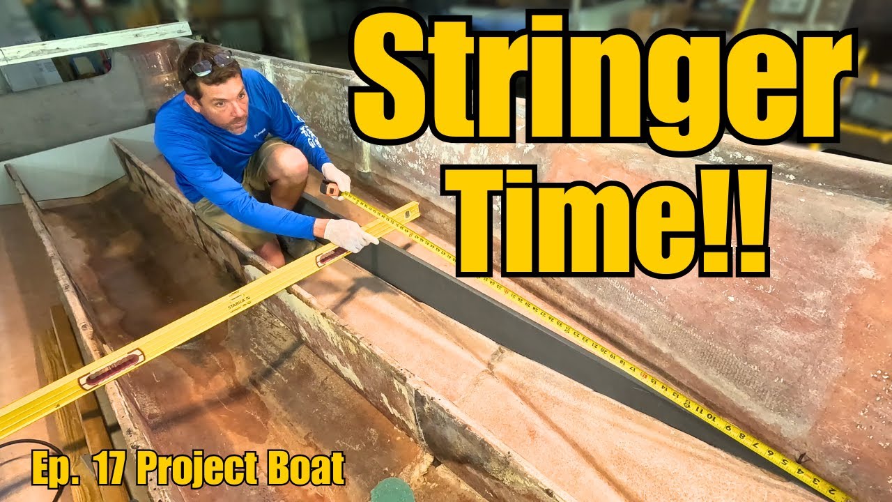 How To Cut and Fit Your BOAT STRINGERS!! (DIY Masterclass)