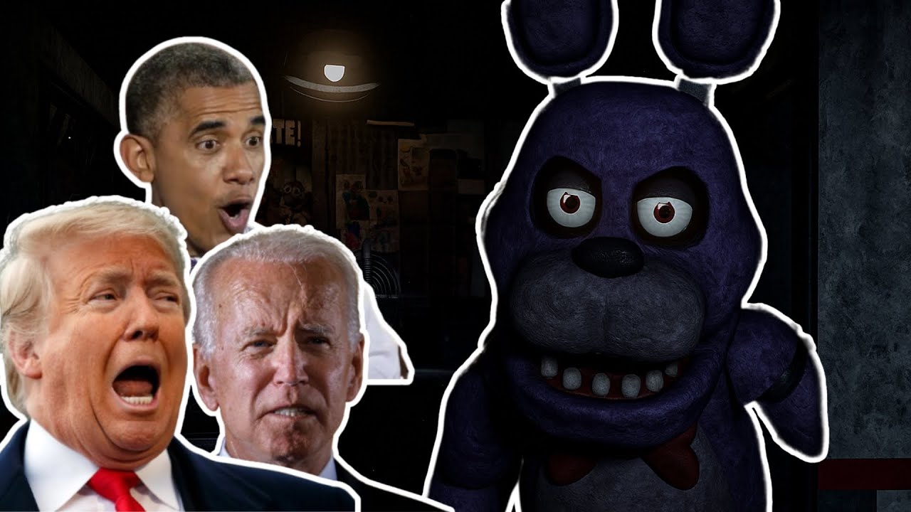 BONNIE'S STARING AT US | Presidents Play FNAF