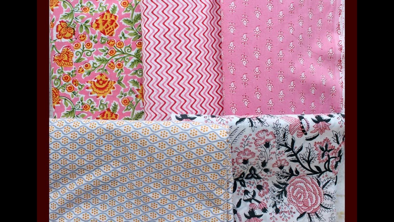 Sanganeri block print Cotton Fabric