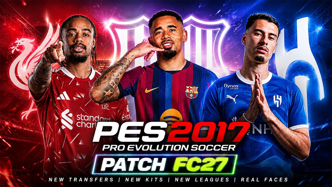 DOWNLOAD PES 2017 UPDATE PATCH FC27 - INSTALLATION TUTORIAL PC