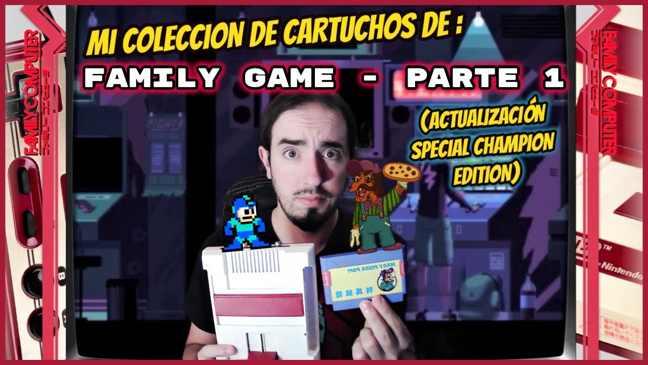 Mi coleccion de cartuchos de Family Game - Parte 1 - (Video actualización)