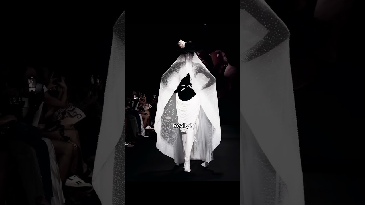 The Designer vs his Designs ✨⚡ #robertwun #hautecouture #dress #fashion #model #modeling #runway
