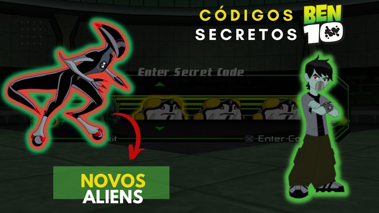 Todos os códigos SECRETOS do ben 10 de play 2