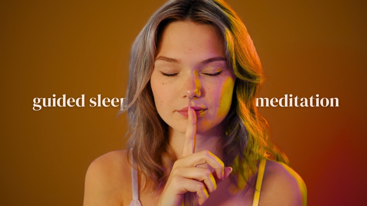 ASMR guided sleep meditation for deep rest 🌊