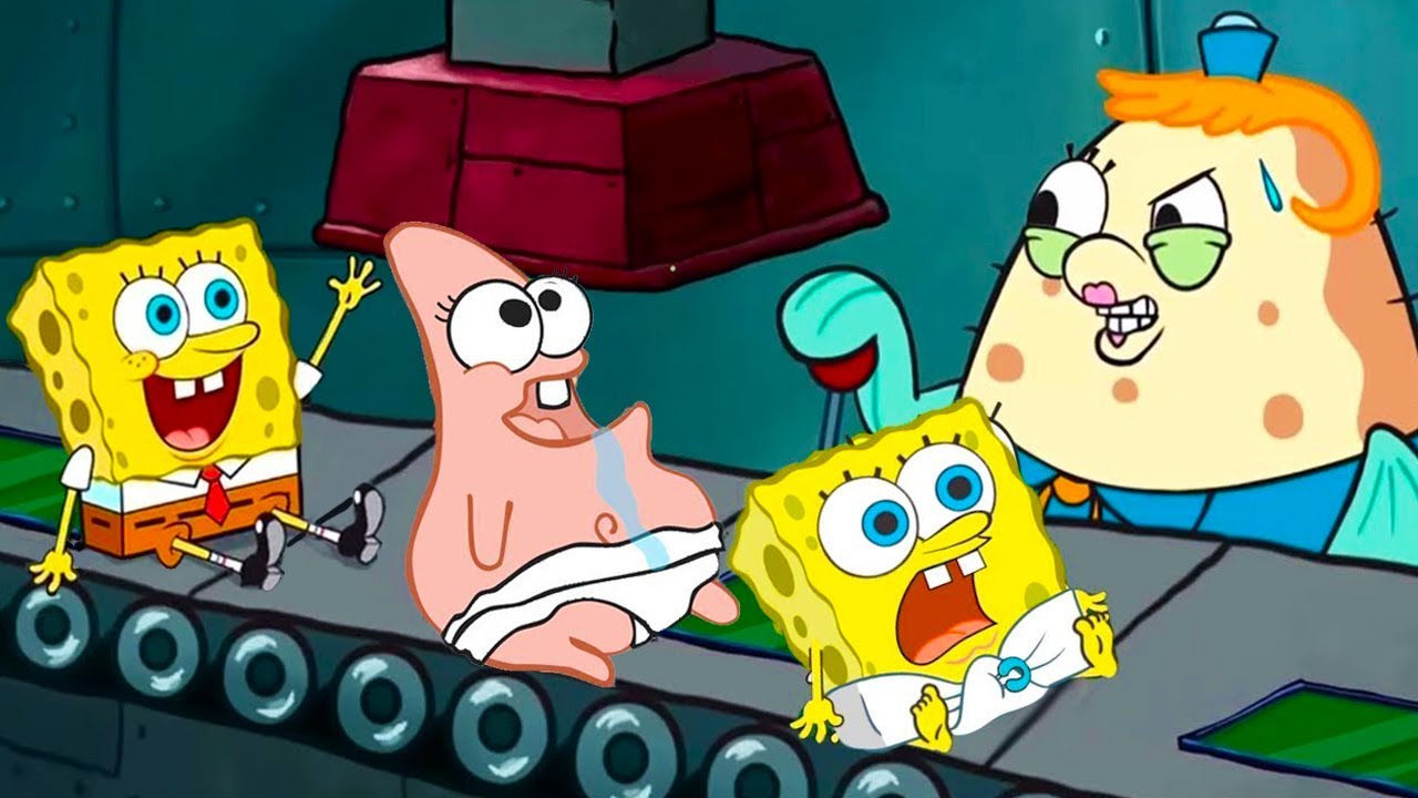 SPONGEBOB GAME FRENZY с Кидом #7 Губка Боб Квадратные Штаны или просто Спанч Боб на крутилкины