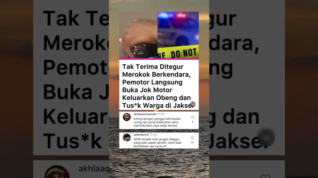 Ditegur Merokok, Pemotor Tusuk Warga di Jaksel 🚬⚠️