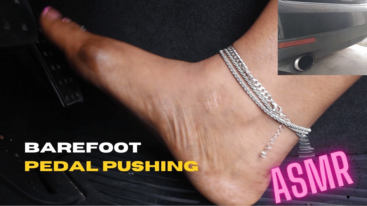 ASMR Foot on Car Pedals | Satisfying Sounds