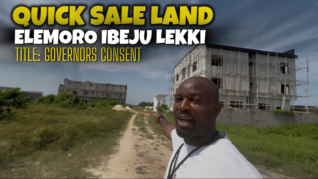 Купите землю в Лагосе за границей! 🇳🇬 Срочная сделка рядом с полицейским участком района J (Ибедж...