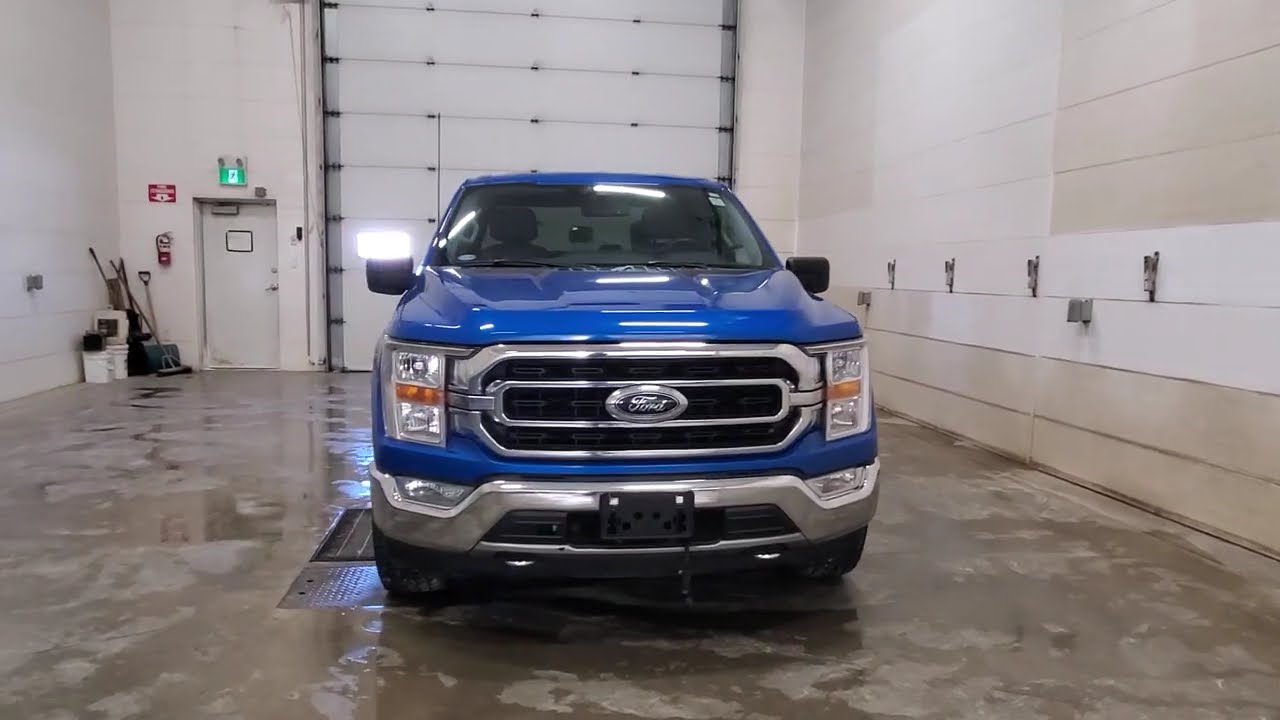 2021 Ford F-150 XLT SuperCrew - Blue - Stock 3926B