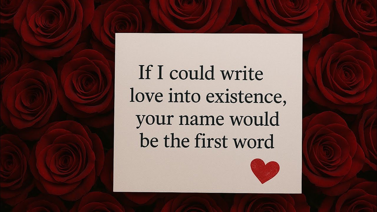Dear You | Love in words to the one who changed my life