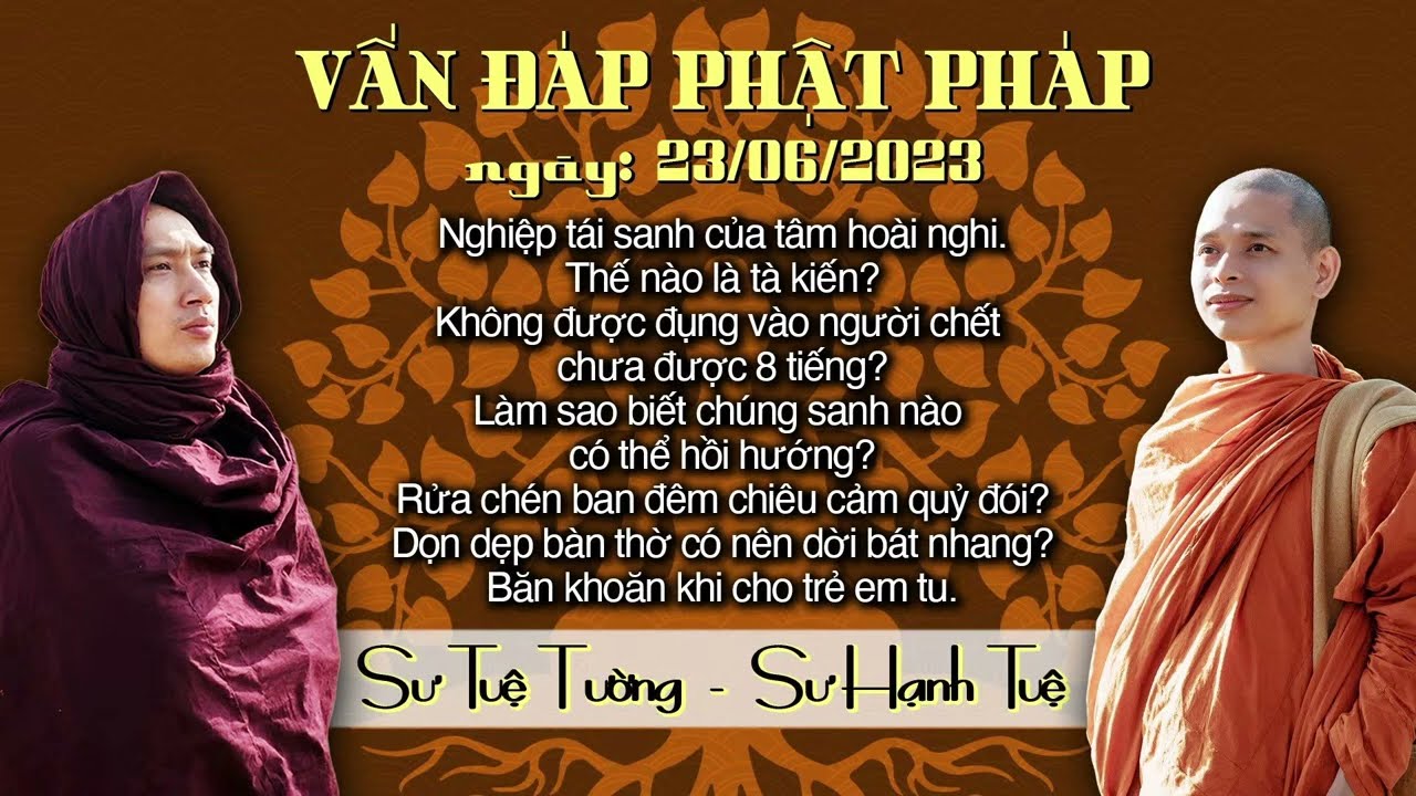 Vấn đáp Phật pháp ngày 23/06/2023 | sư Hạnh Tuệ