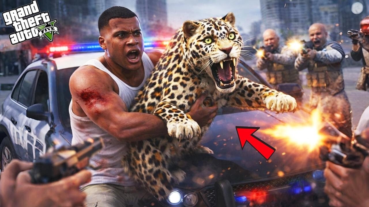 Franklin Faces A Hungry Cheetah In GTA 5! | GTA 5 Bangla Gameplay