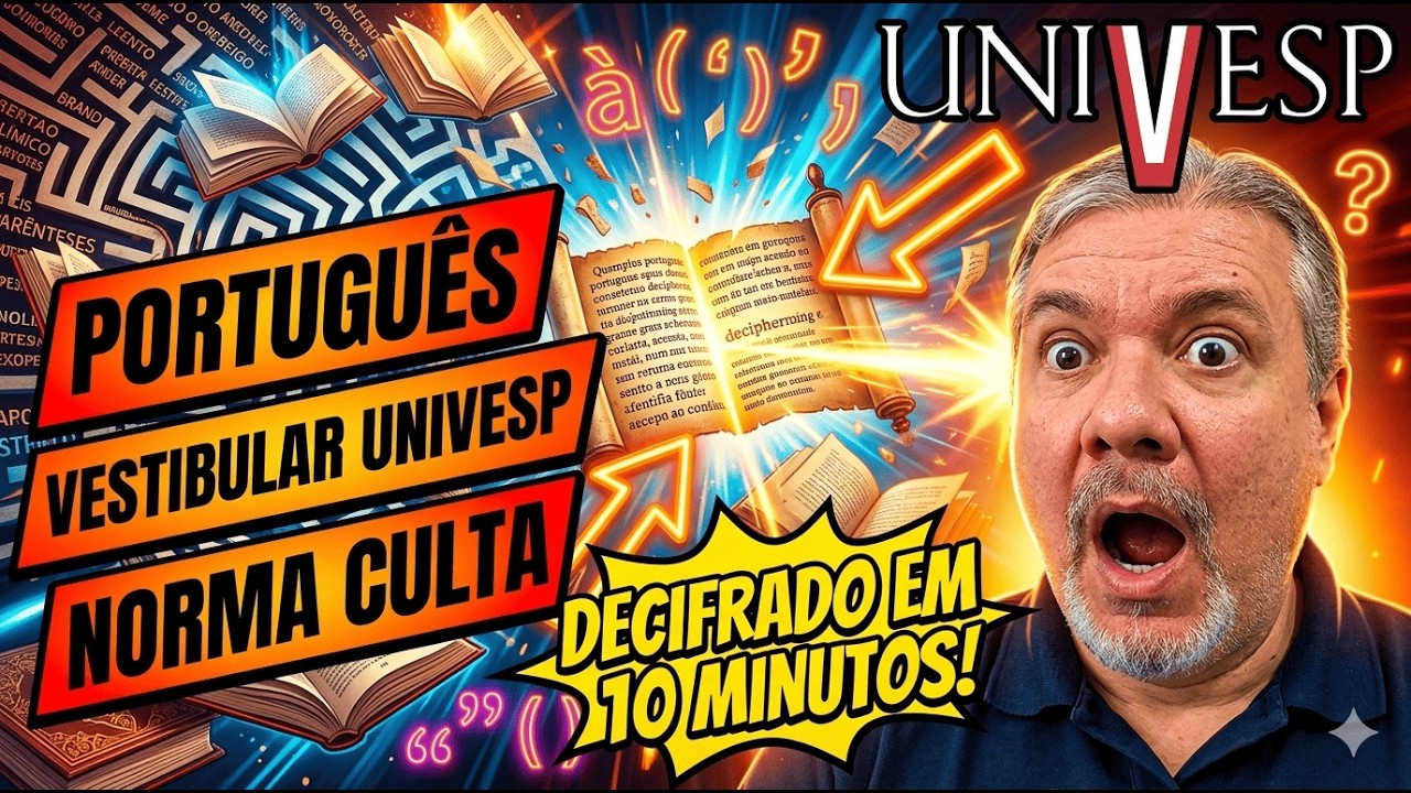 UNIVESP 🤩 VESTIBULAR 2026: Correção de Prova #univesp 2025 PORTUGUÊS