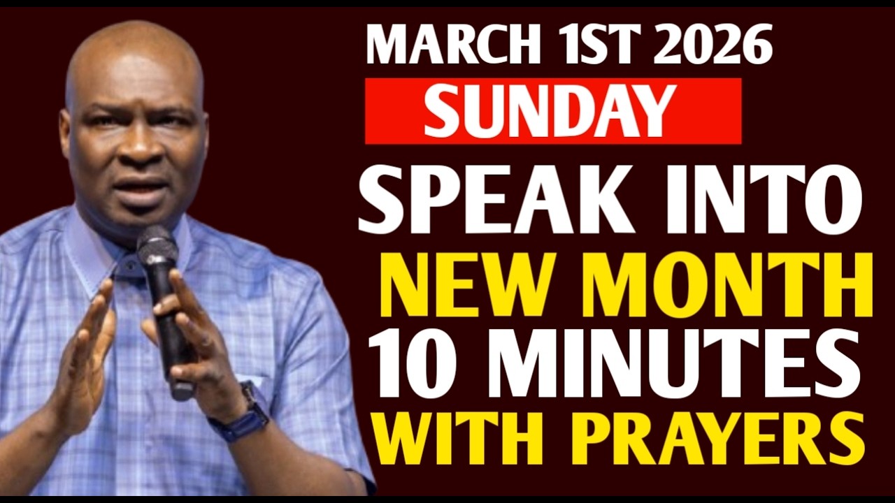 SPEAK INTO YOUR NEW MONTH 10 MINUTES WITH PRAYER | APOSTLE JOSHUA SELMAN