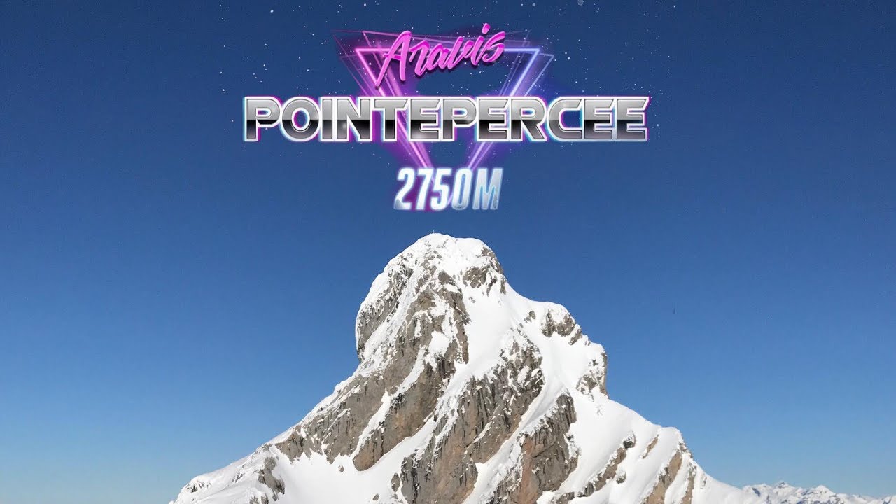 Ski dans les Aravis - La Pointe Percée