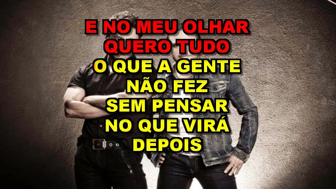 ** Karaoke ** Zeze Di Camargo & Luciano ** Chamando Seu Nome **