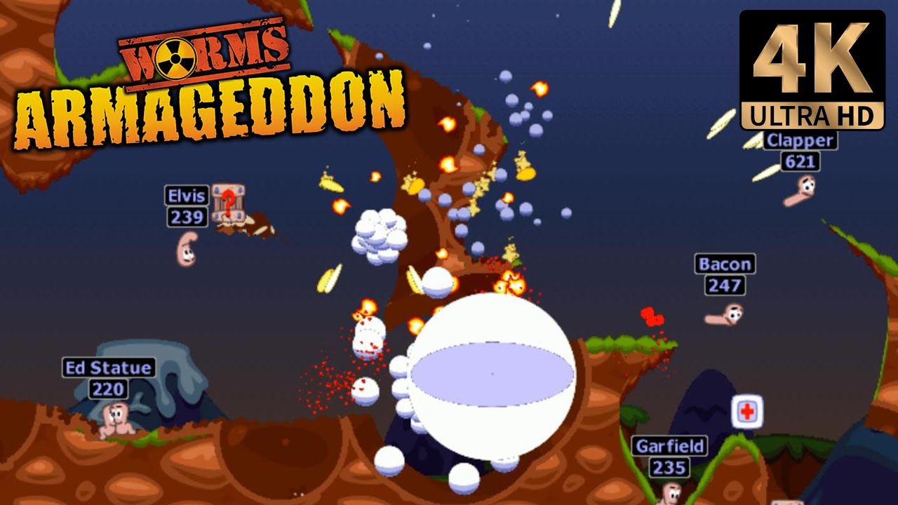 Worms Armageddon Online | Kaos 1v1 | PC 4K